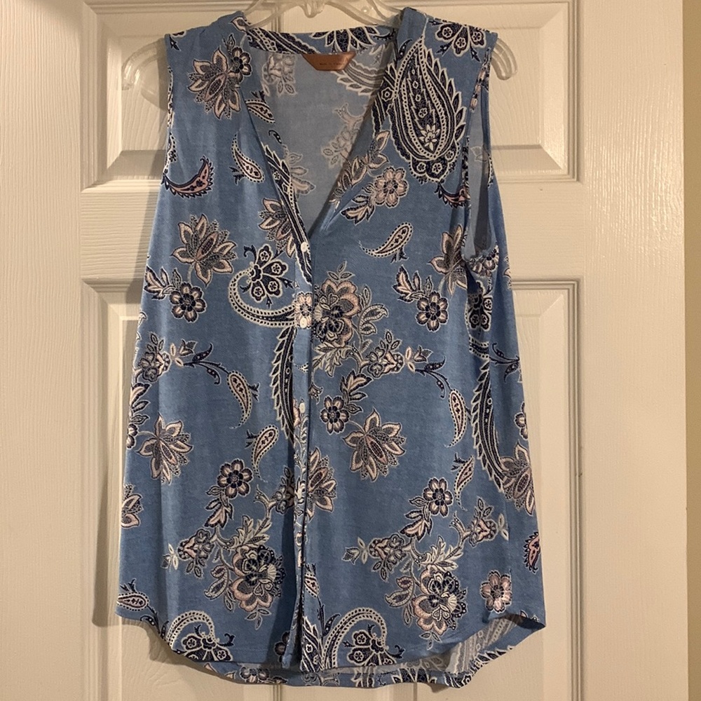 Blue printed tank